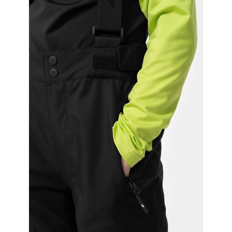 Pantaloni schi băieți 4F JSPMN002, membrană NeoDry 10 000, negru, 158