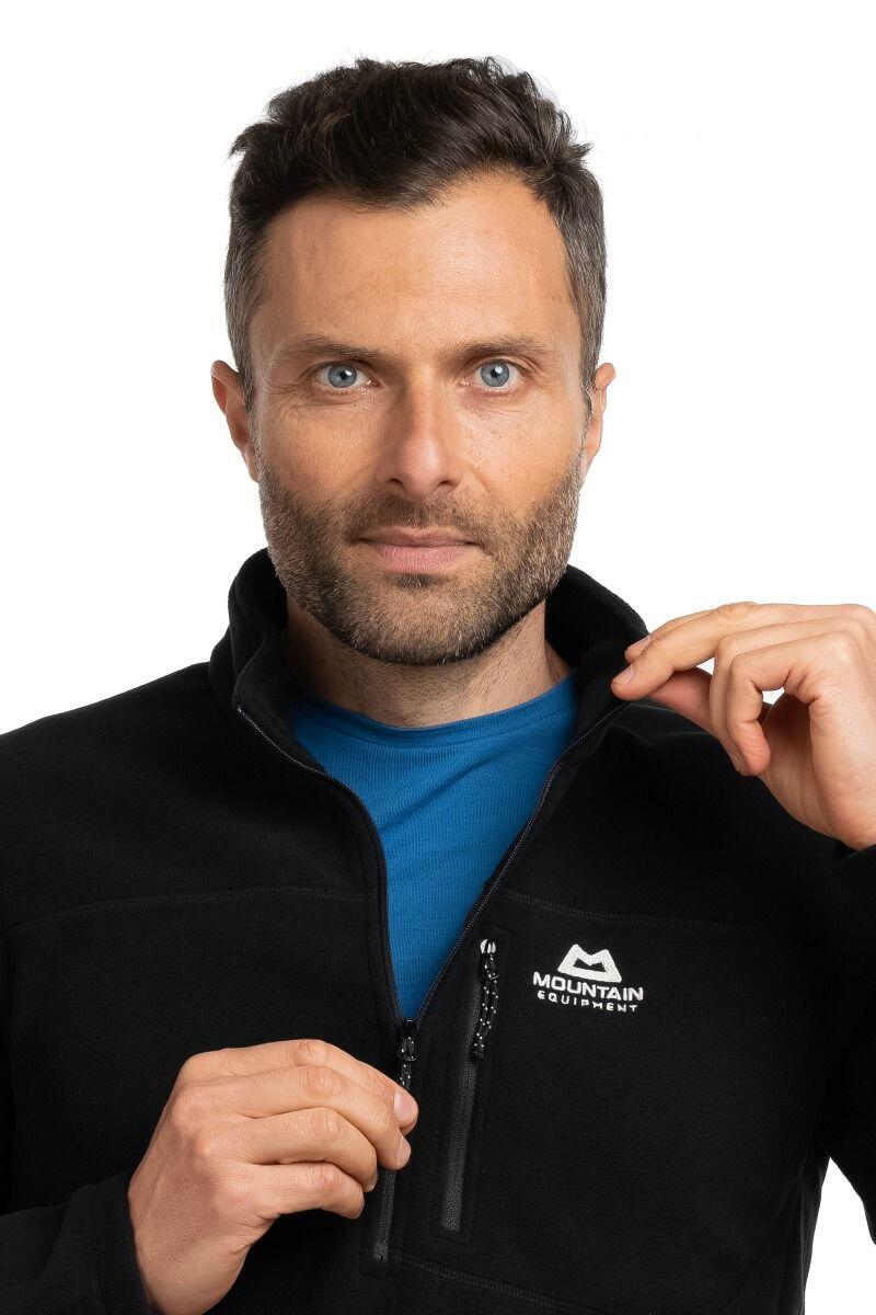 Férfi túra pulóver Micro Zip T 3/4