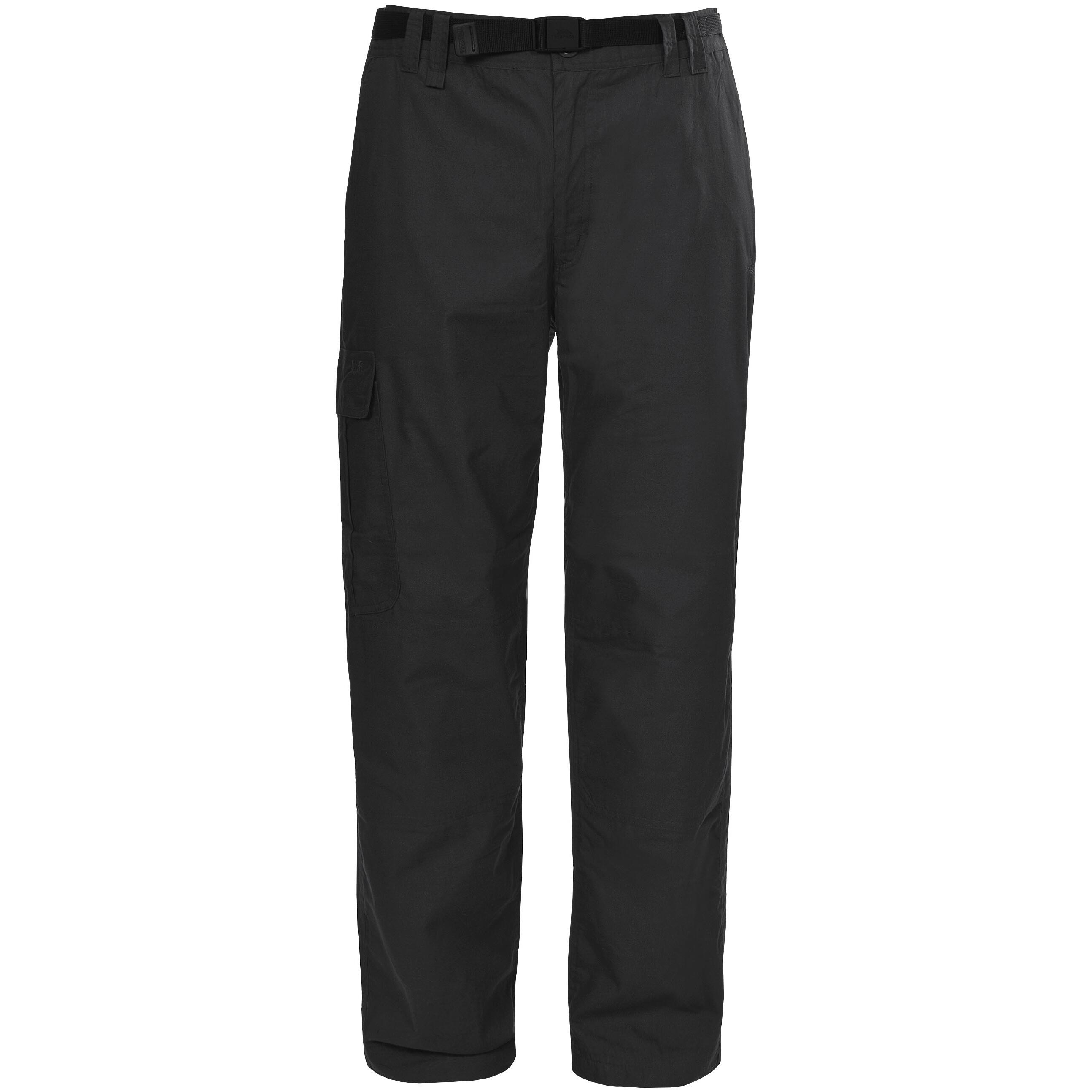 TRESPASS Mens Clifton Thermal Action Trousers (Black)
