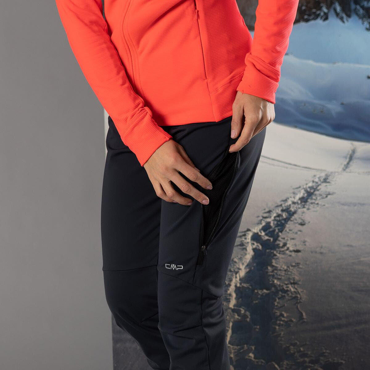 CMP Unlimitech Softshell-Hose für Damen 6/7
