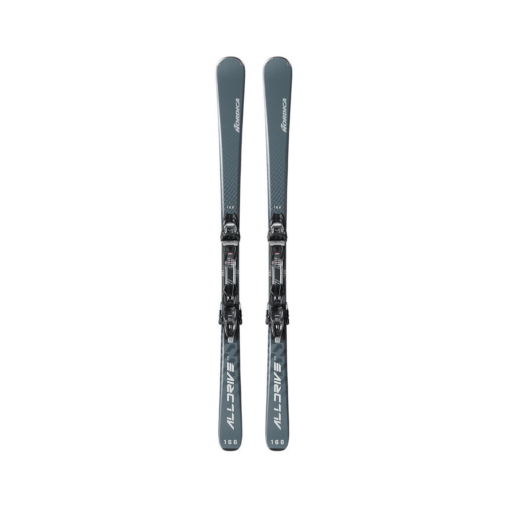 Nordica Alldrive 76 Fdt Ski Pack + Tp2 Compact 10 Fdt Grey Men's Bindings
