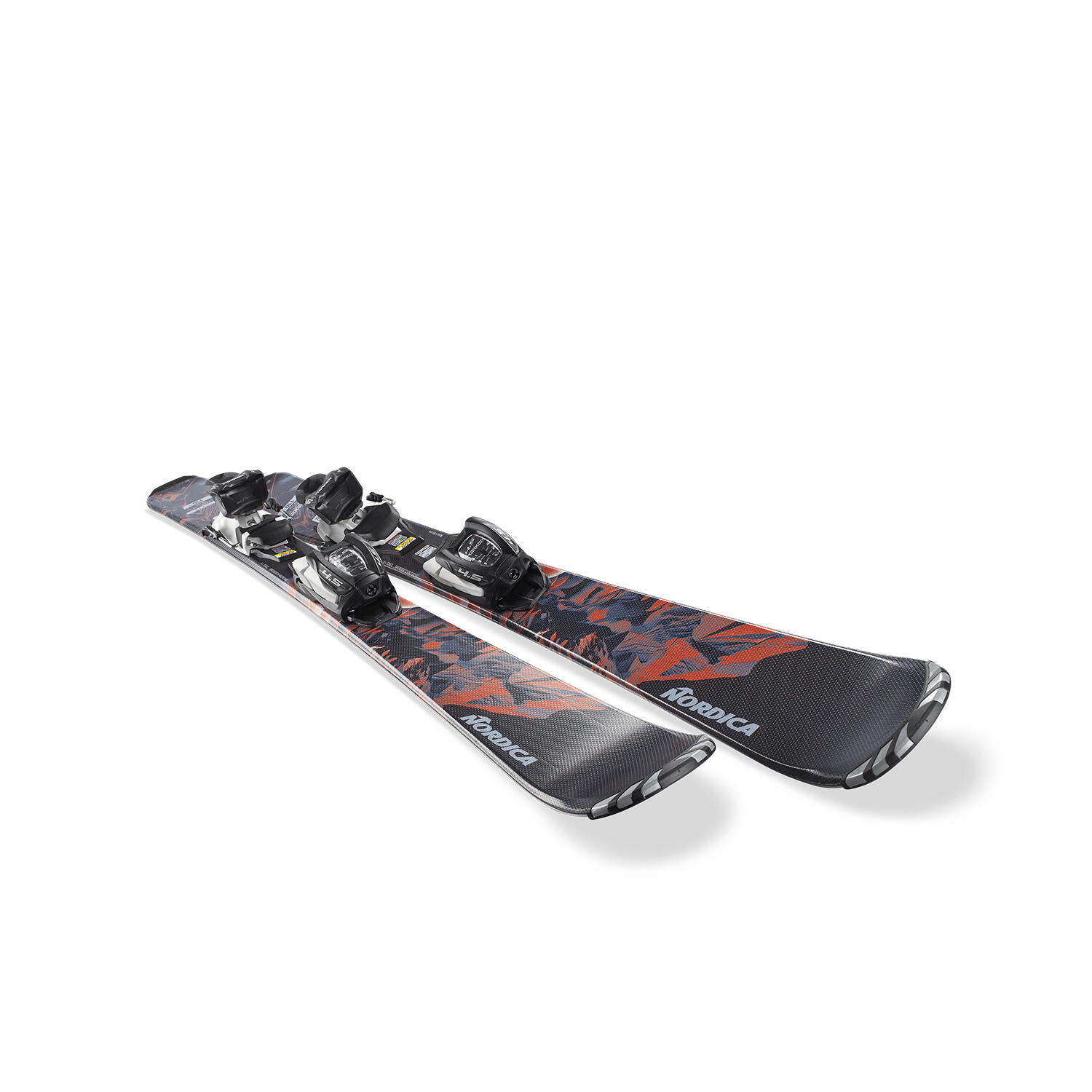 Pack De Ski Team Am Fdt (70-90) + Fixations Jr 4.5 Fdt Garçon 2/3