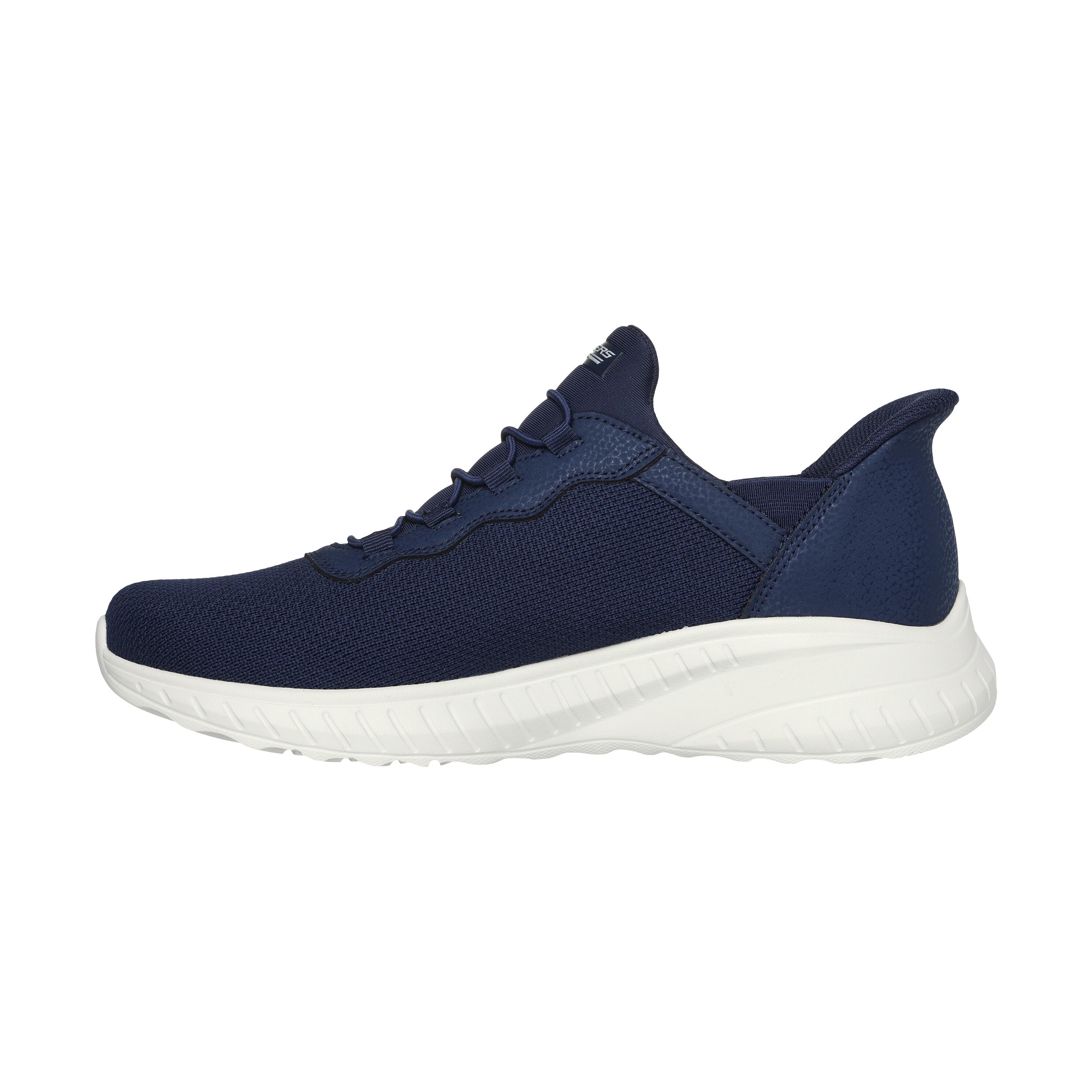 Skechers - Basket Basse À Enfiler Skechers Bobs Squad Chaos Daily Hype - Homme - Chaussures De Sport - Bleu - 46 - Decathlon