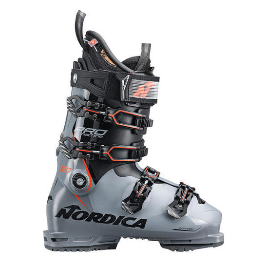 Botas de esquí Nordica Pro Machine 120 Gw para hombre, color gris