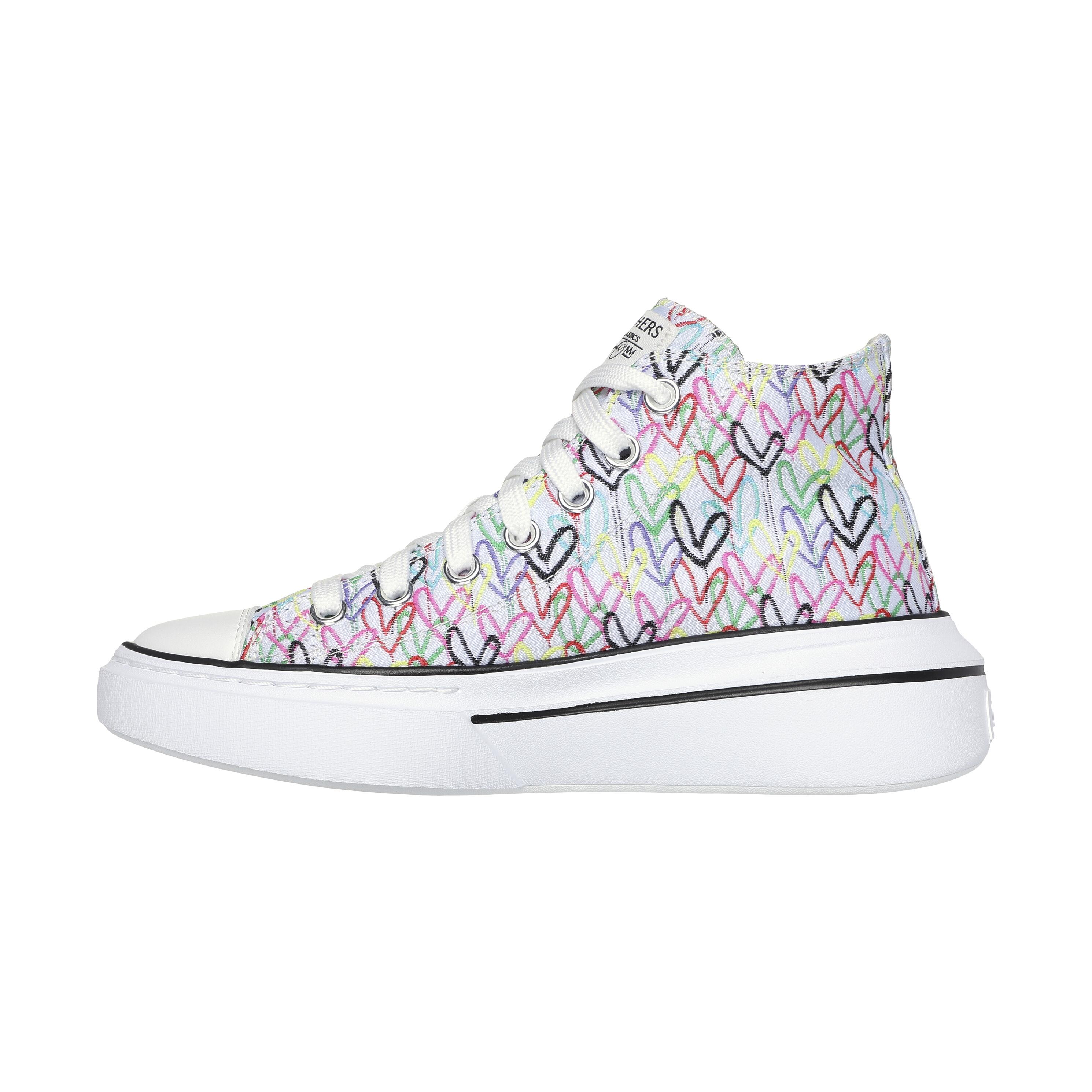 Skechers - Basket Montante À Lacets Skechers Love Letters - Femme - Baskets - Blanc - 36 - Decathlon