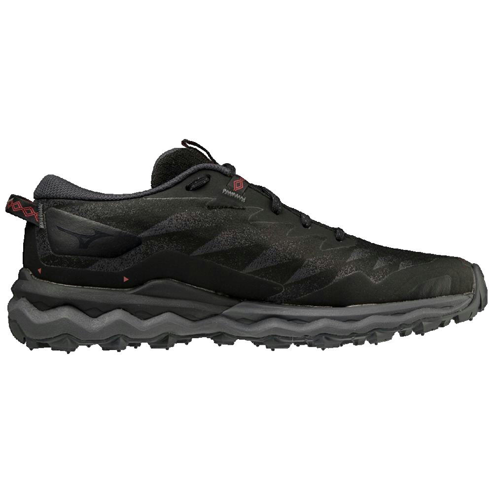 MIZUNO Womens Trekking shoes Mizuno Wave Daichi 7 Gore-Tex Black