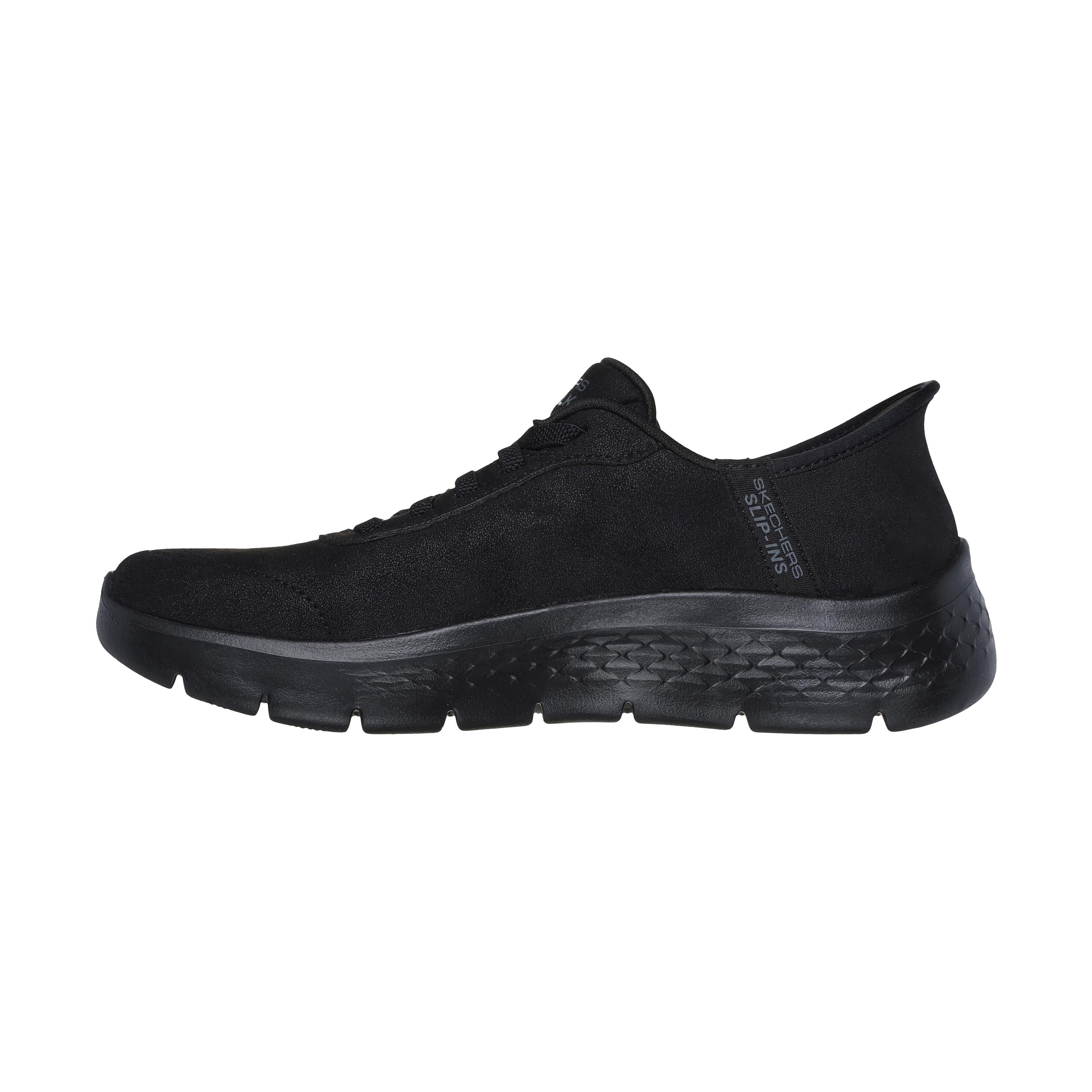Skechers - Basket Basse À Lacets Skechers Go Walk Flex Mali - Femme - Baskets - Noir - 40 - Decathlon