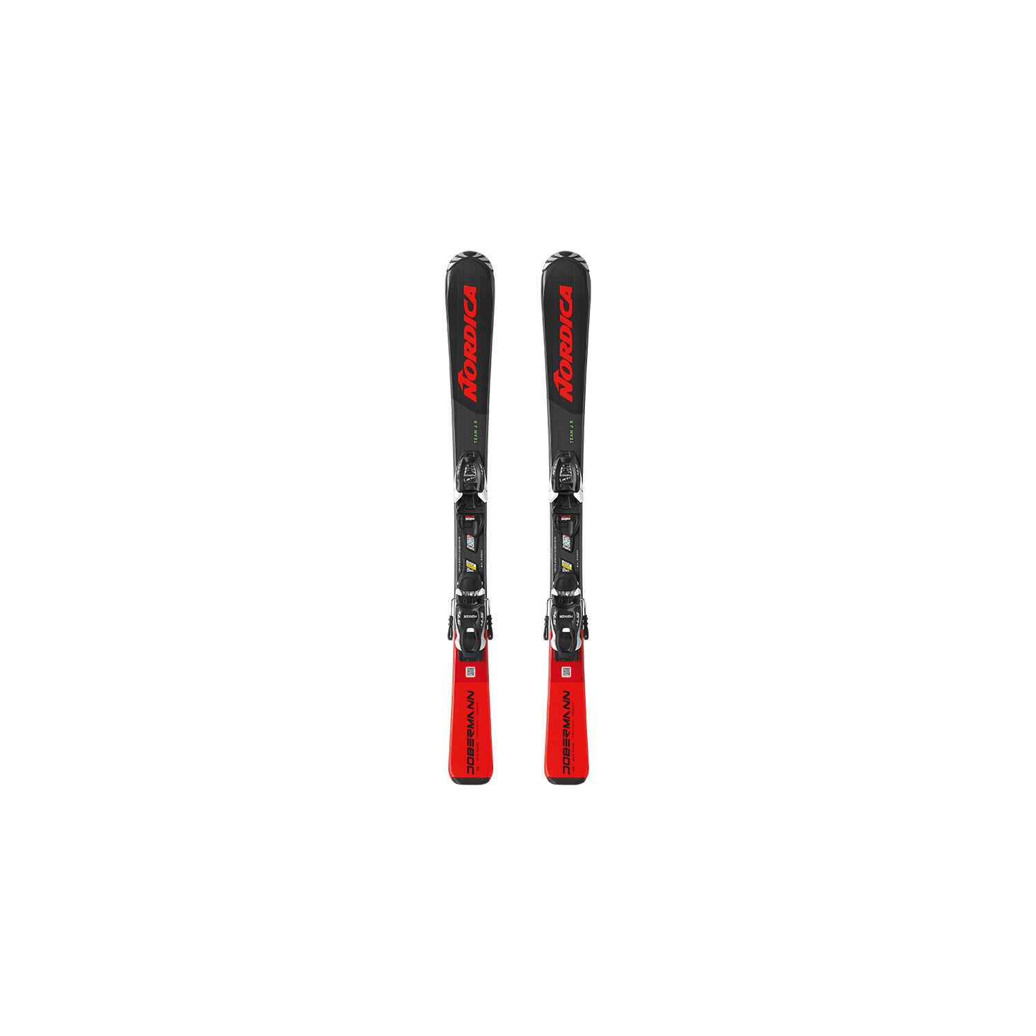 Sci da discesa per bambini Nordica Team J R (100-140) + Sci da discesa per bambini Nordica Team J R (100-140) +