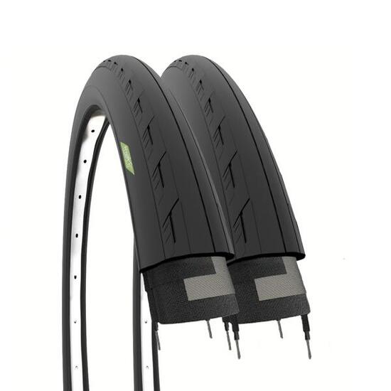 2 copertoni 700x25C (25-622) pneumatici bici stradali 700 x 25C bike gara EV