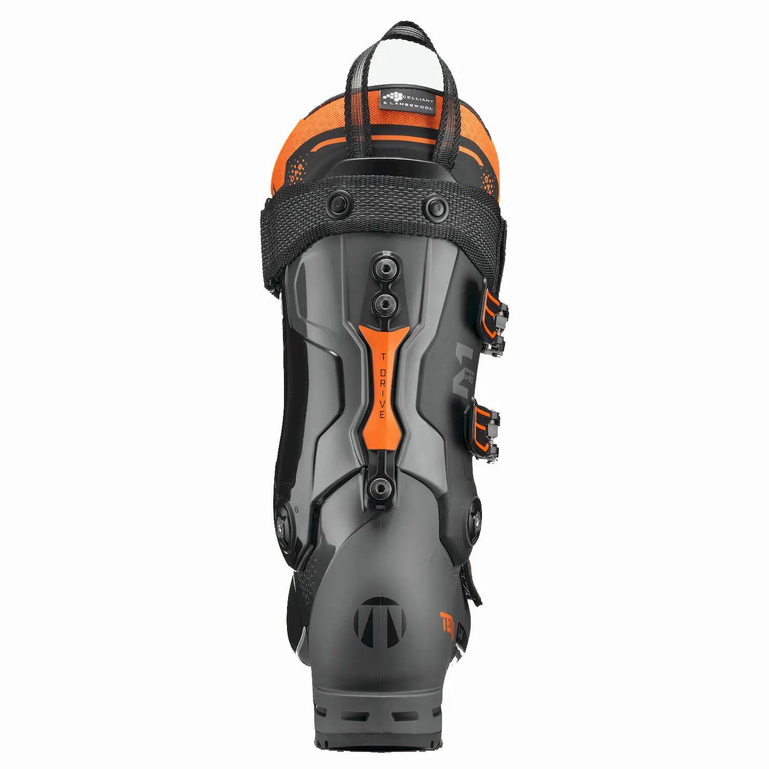 Scarponi da sci da uomo Tecnica Mach1 LV 110 TD GW Race Grey 3/4