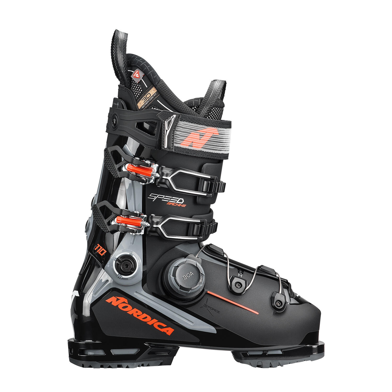 Nordica - Chaussures De Ski Speedmachine 3 Boa 110 Gw Homme - Chaussures De Ski - Noir - 27,5 Cm - Decathlon