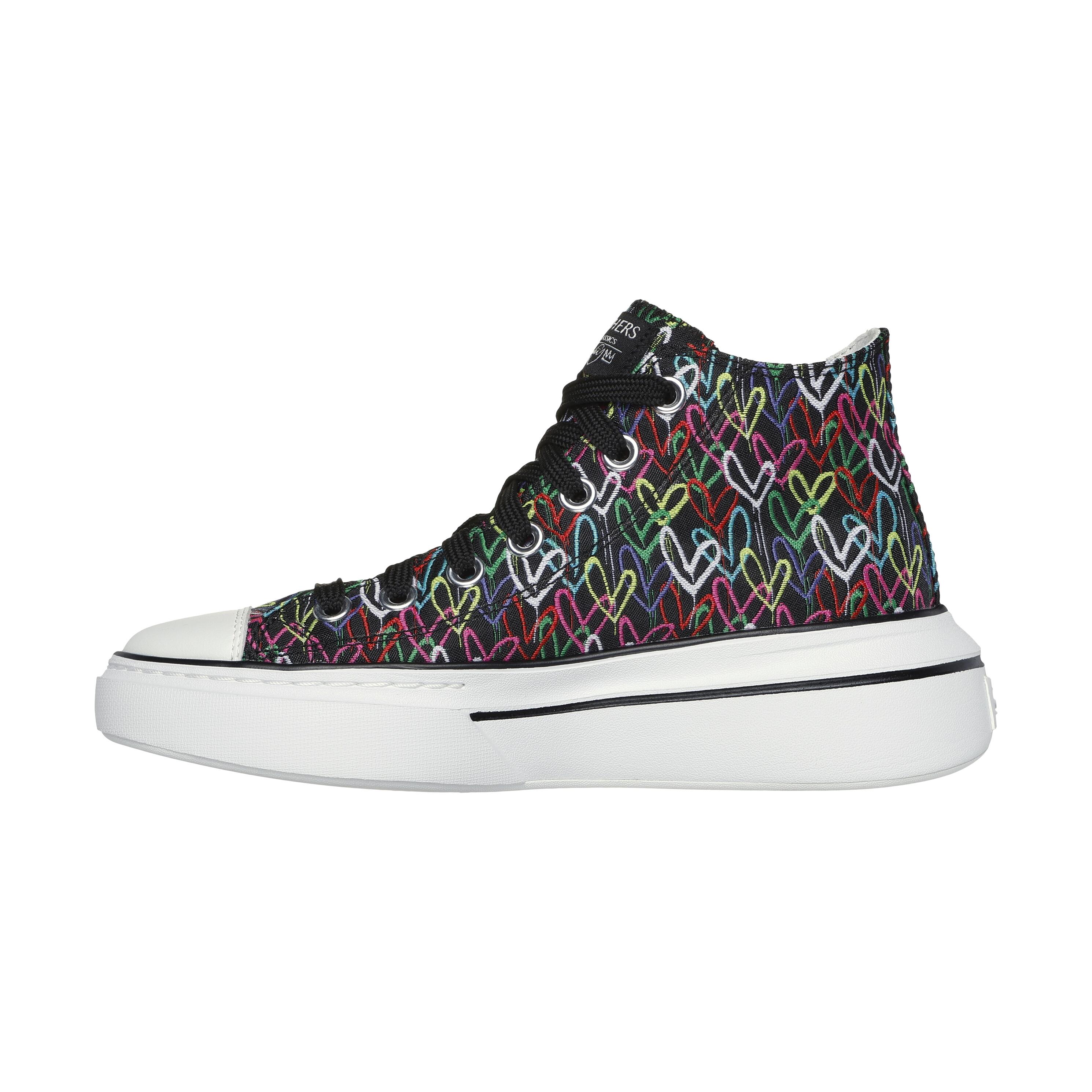 Skechers - Basket Montante À Lacets Skechers Love Letters - Femme - Baskets - Noir - 38 - Decathlon