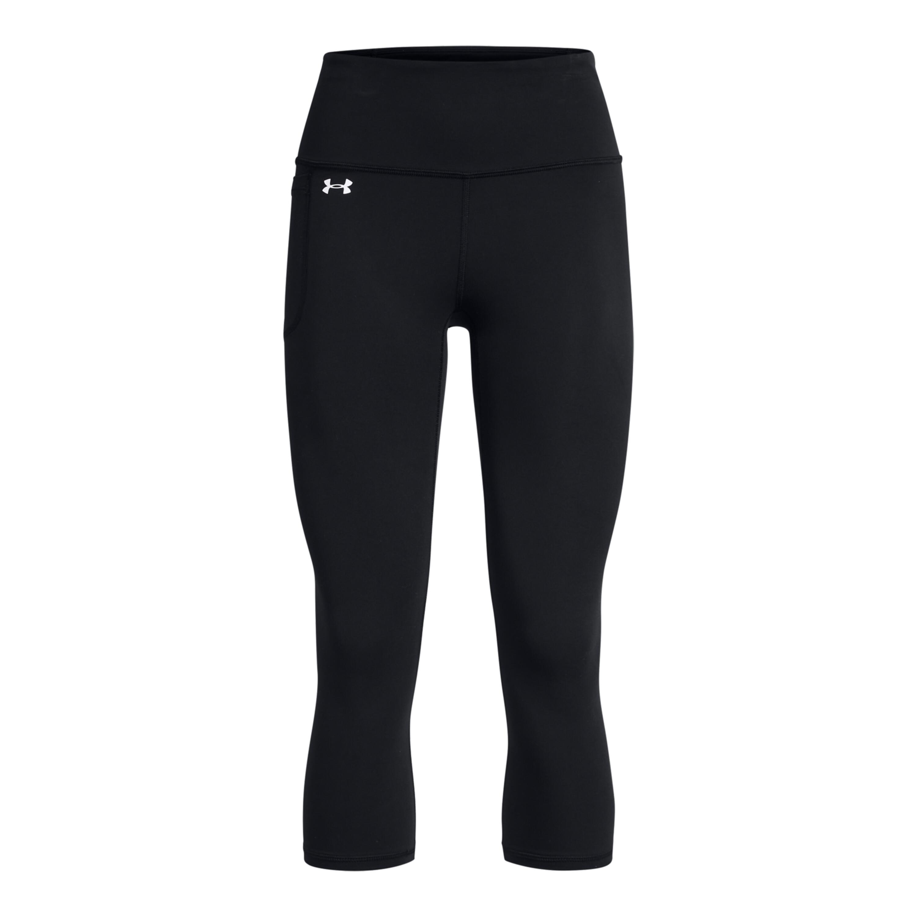 Under Armour - Legging Femme Under Armour Motion Capri - Legging - Blanc|noir - 36 Xs - Decathlon