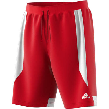 Shorts de Basketball pour Homme Adidas C365 en Rouge/Blanc