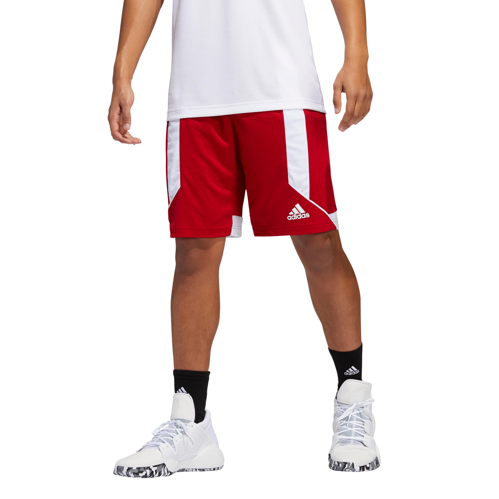 Short Adidas C365 Uomo in Rosso/bianco 3/5