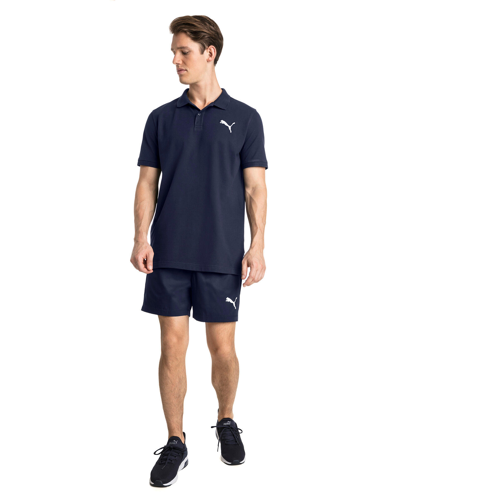 Shorts Attivi Woven Puma 5`, Uomo, Blu (Peacoat), Taglia M 3/6