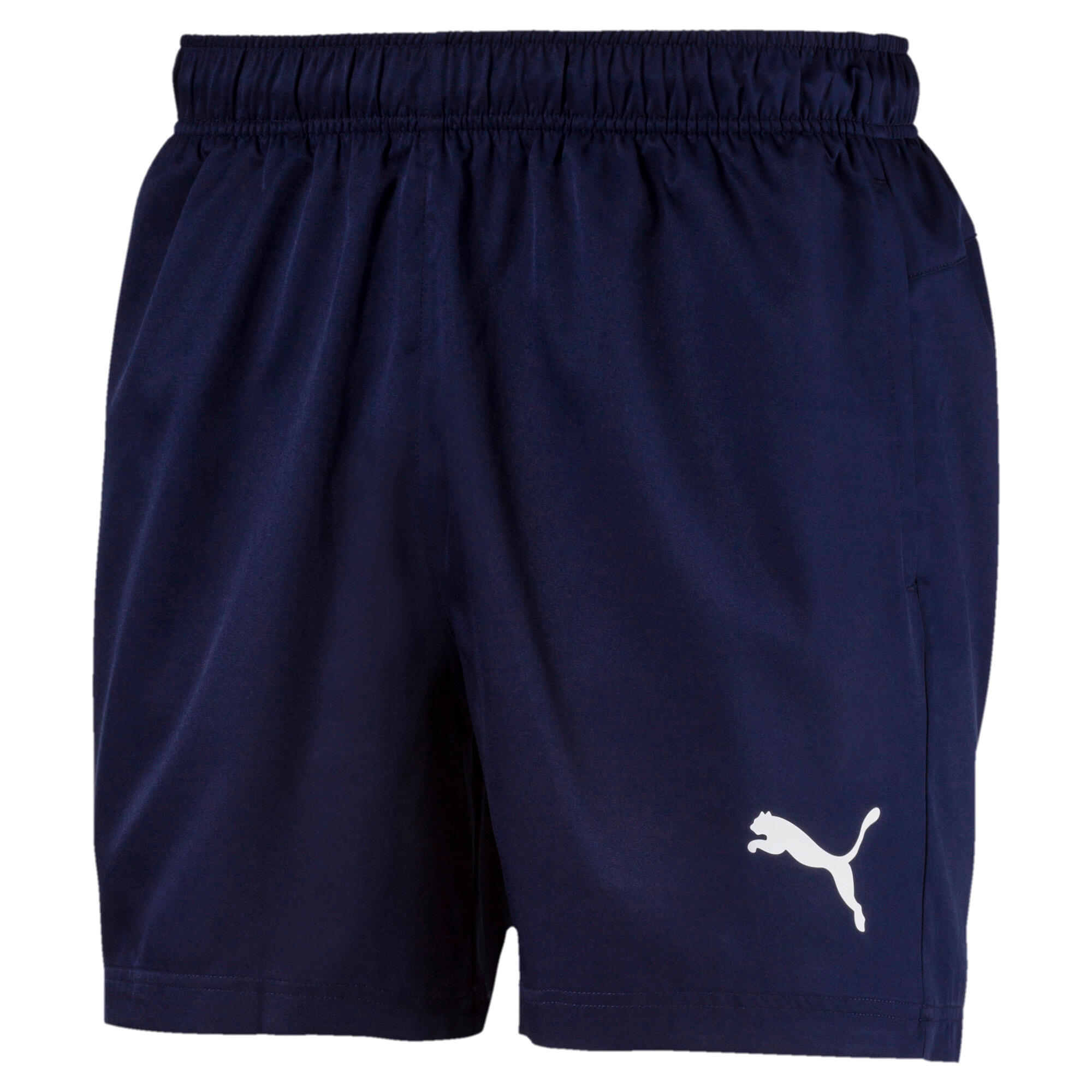 Shorts Attivi Woven Puma 5`, Uomo, Blu (Peacoat), Taglia M 4/6