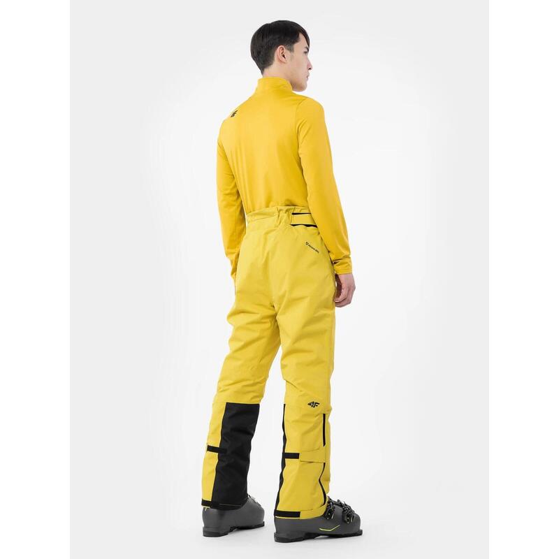 PANTALONI DE SCHI 4FPRO MEMBRANA DERMIZAX® 20 000 PENTRU BĂRBAȚI, Galben, L