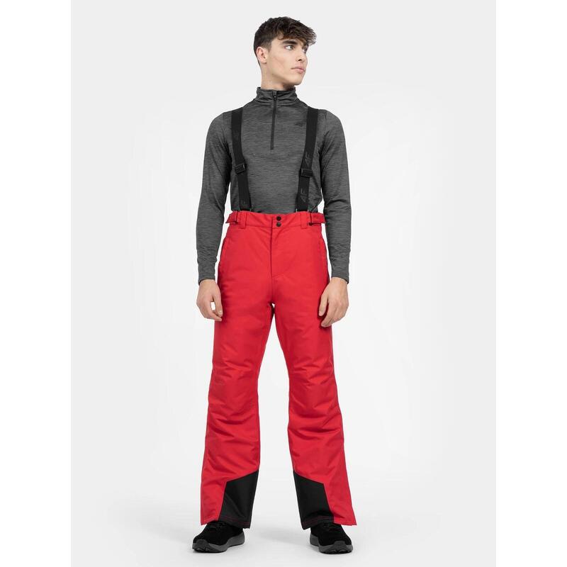 PANTALONI DE SCHI PENTRU BĂRBAȚI CU MEMBRANA 5.000, Rosu, XL