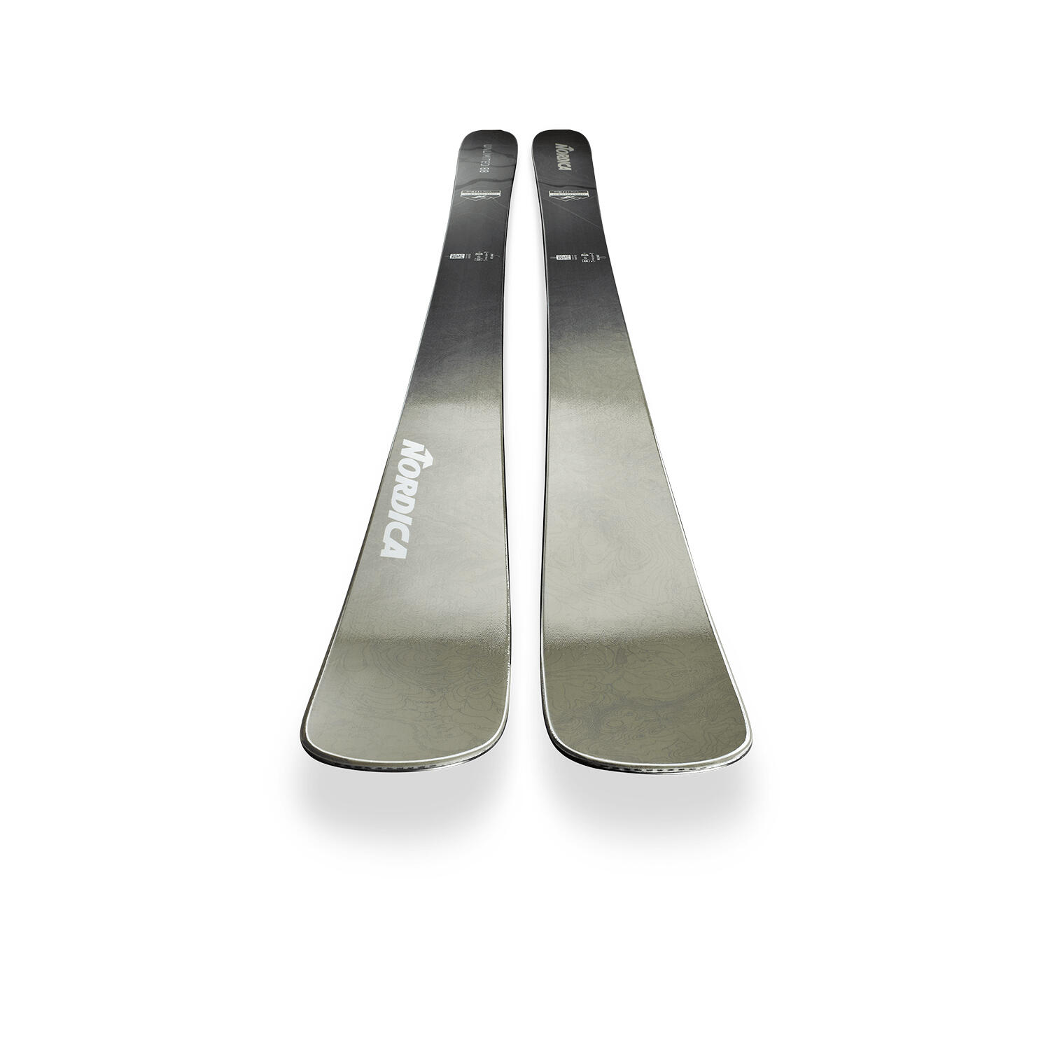 Esquís sin fijaciones Nordica Unlimited 88 Gris Hombre 3/3