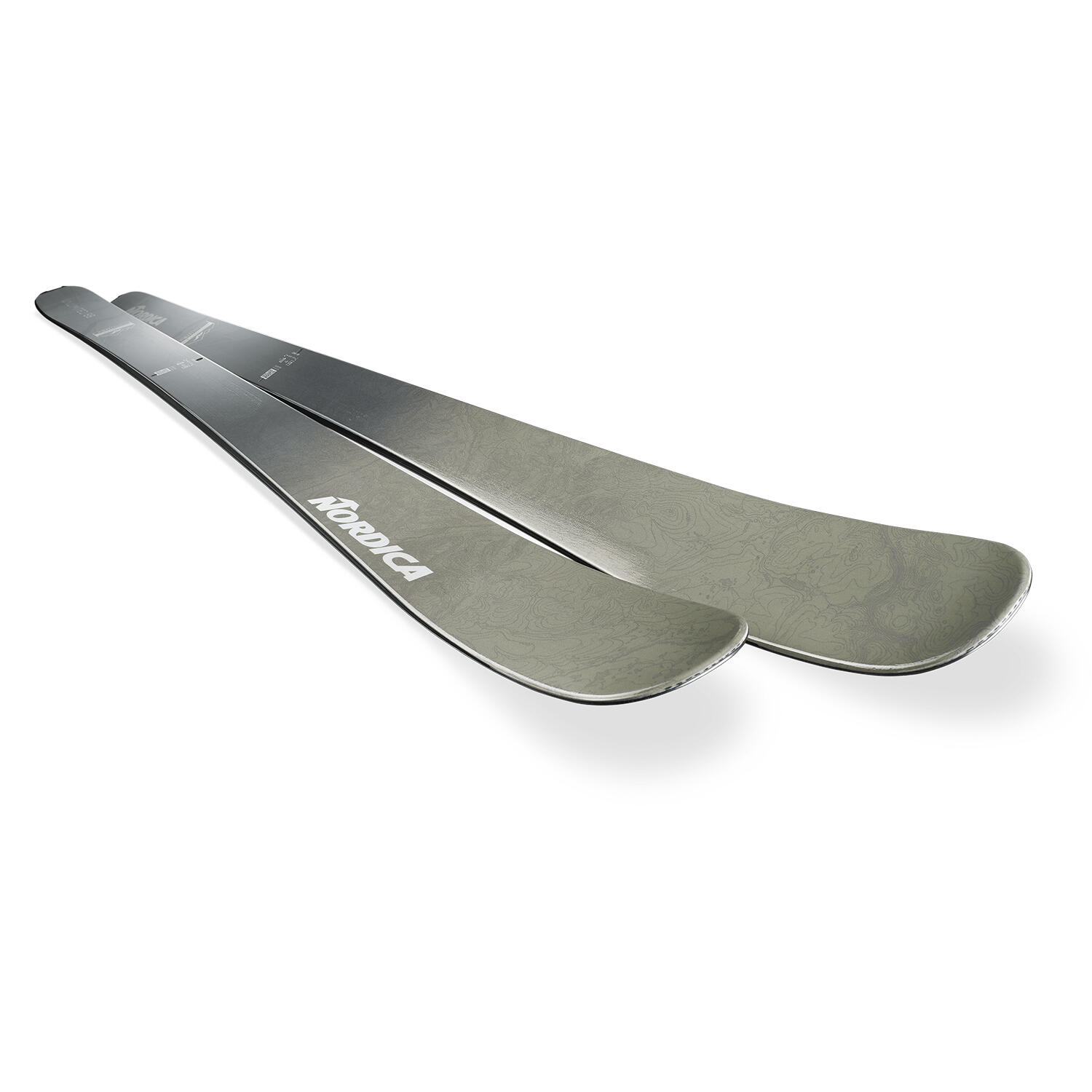 Esquís sin fijaciones Nordica Unlimited 88 Gris Hombre 2/3