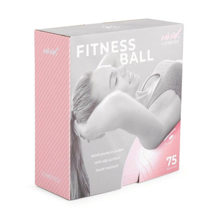 Fitness Ball Vivid Gymstick 65/75 cm rose pastel Swiss ball 7/7