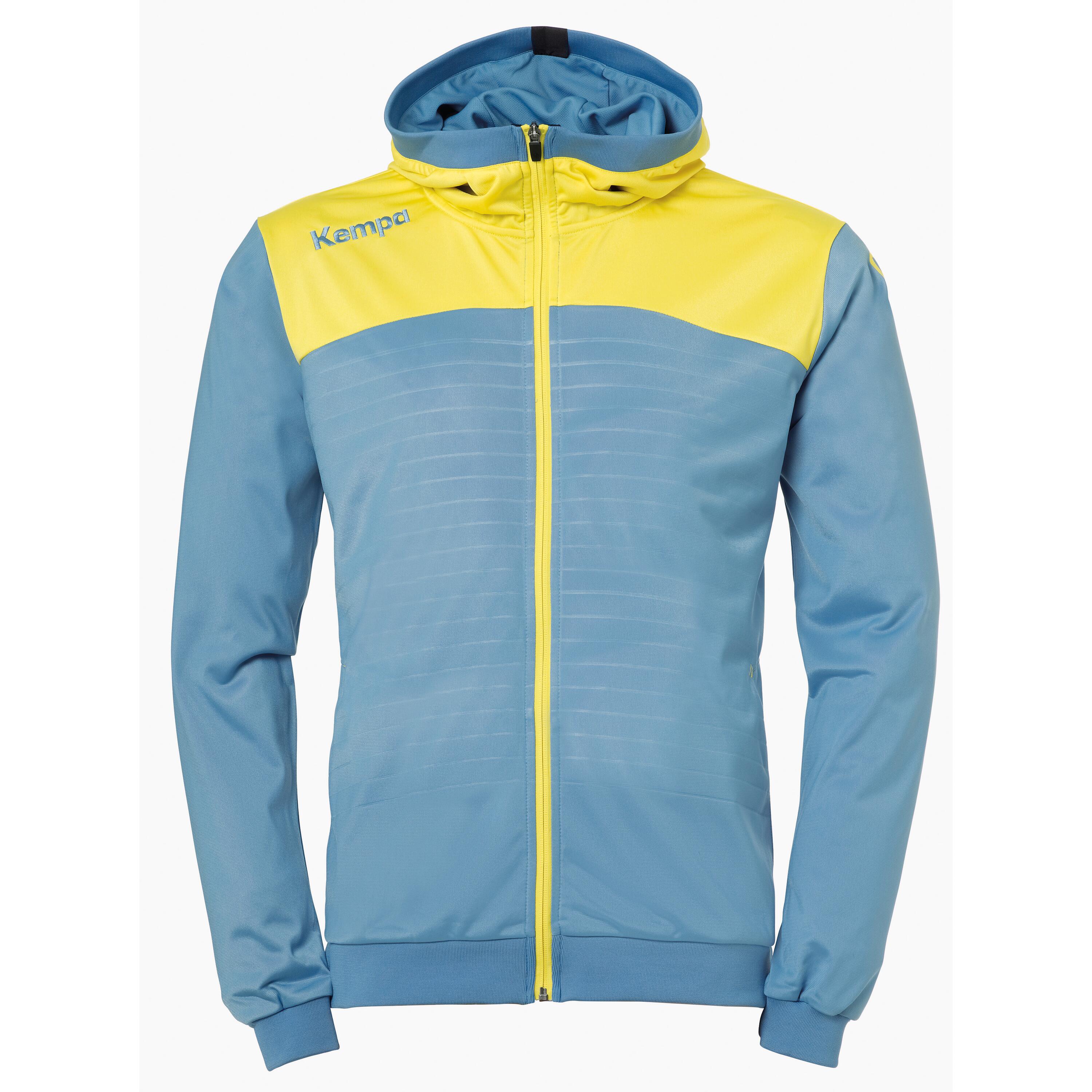 Kempa - Veste À Capuche Kempa Homme Emotion 2.0 - Veste - Bleu|jaune - 38 S - Decathlon