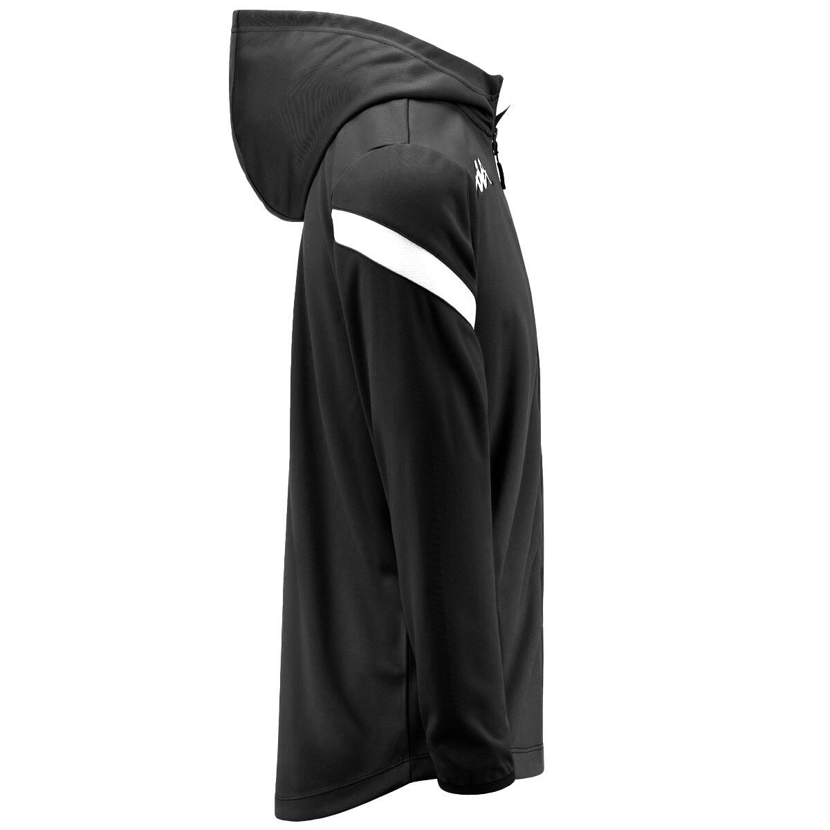 Veste à capuche manches longues homme Dolve noir 2/5