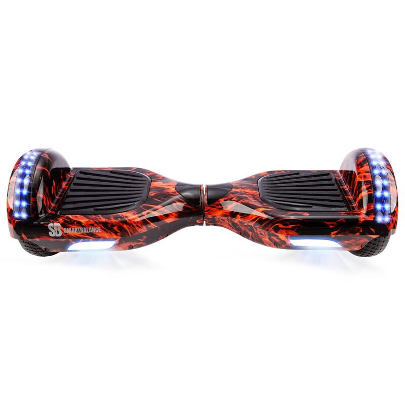 Set Hoverboard 6.5" cu Scaun Albastru cu Suspensii, Regular Flame Junior, 2Ah