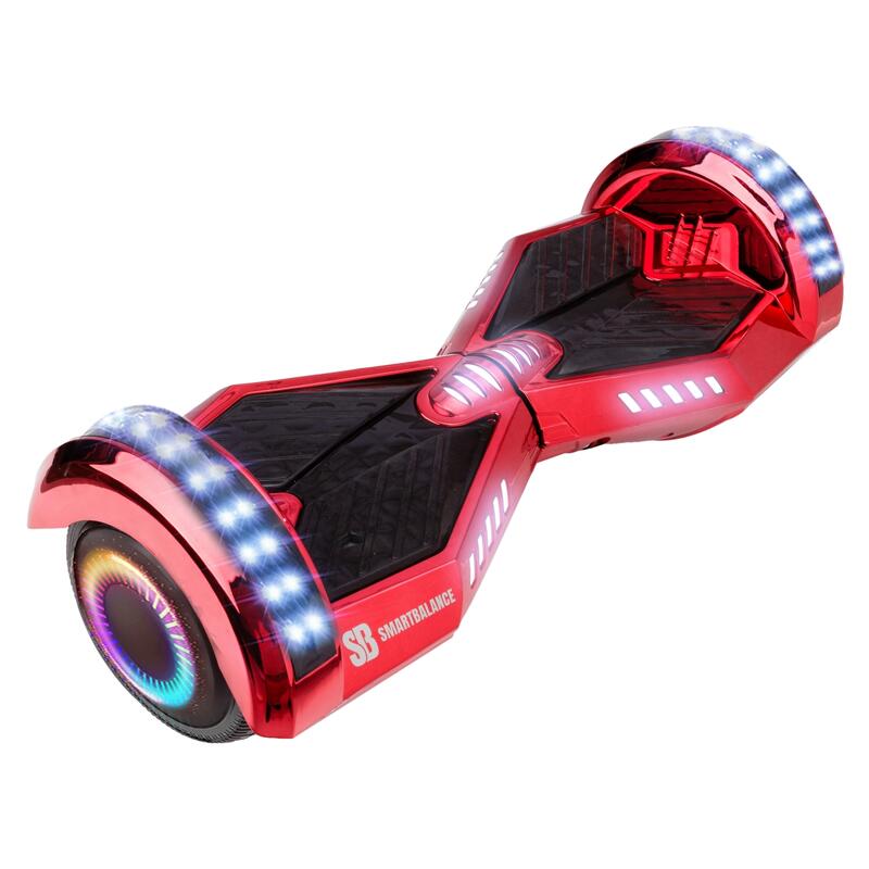 Pachet Hoverboard 6.5" cu Scaun Suspensii Rosu, Transformers ElectroRed PRO 2Ah