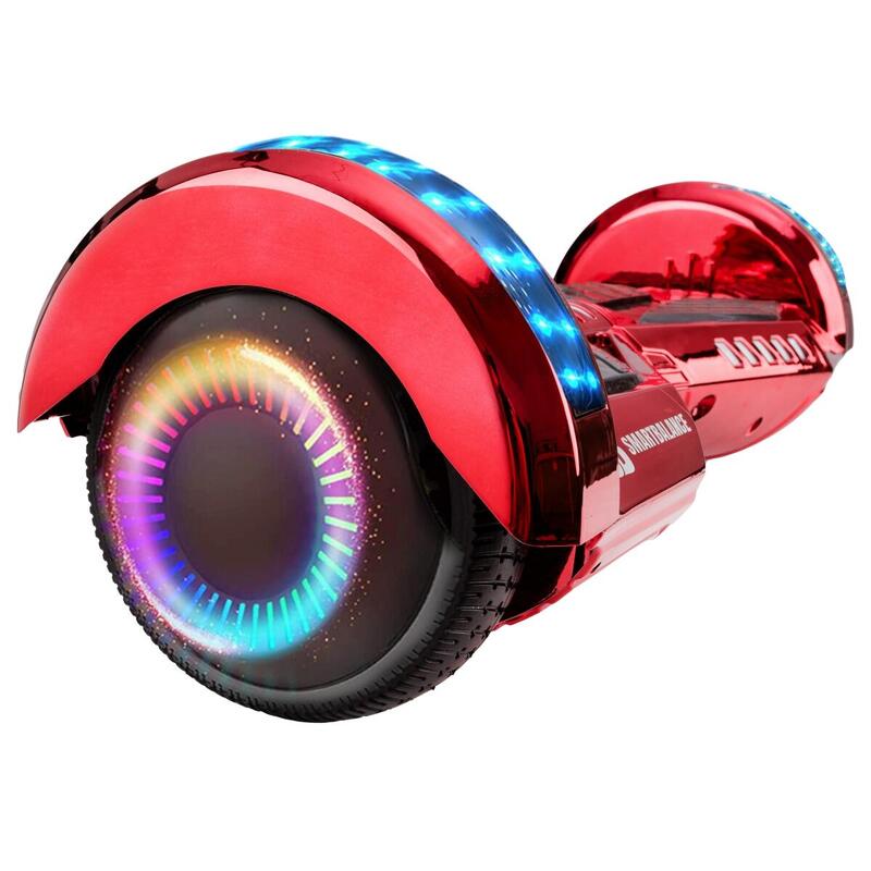 Pachet Hoverboard 6.5" cu Scaun Suspensii Rosu, Transformers ElectroRed PRO 2Ah