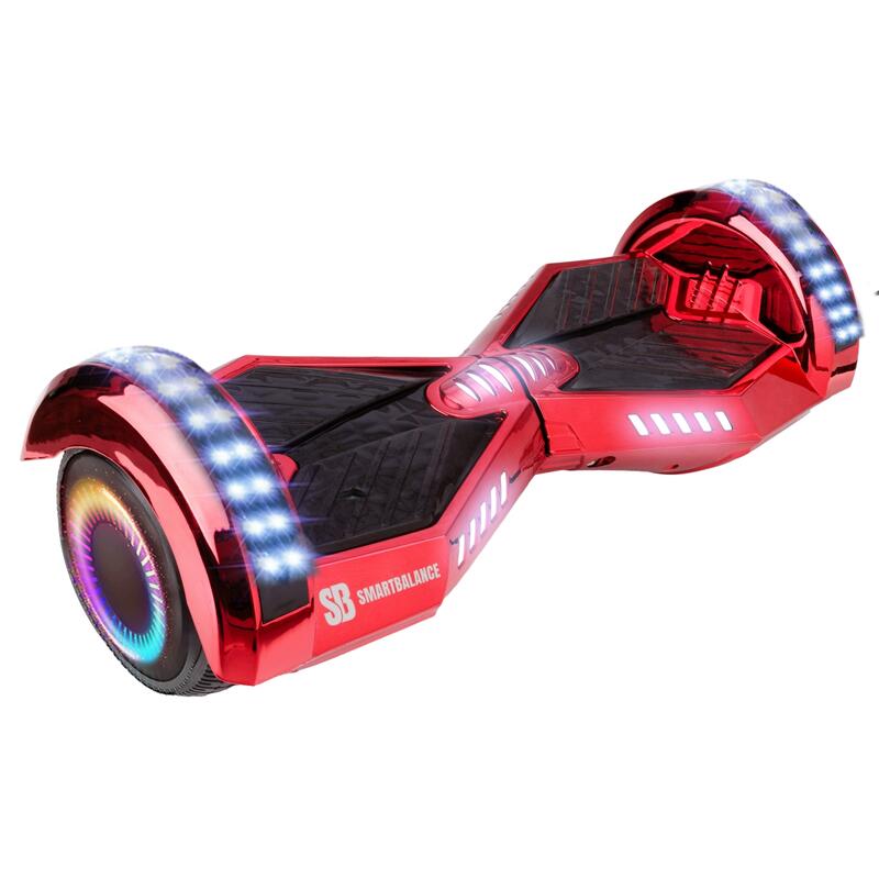 Pachet Hoverboard 6.5" cu Scaun Suspensii Rosu, Transformers ElectroRed PRO 2Ah