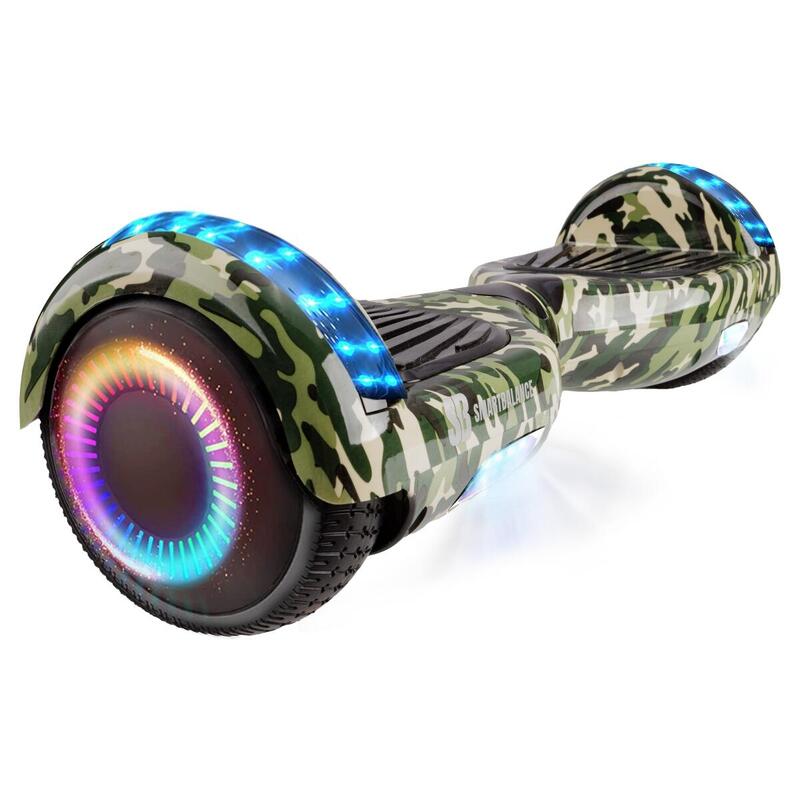 Pachet Hoverboard 6.5" cu Scaun Burete Negru, Regular Camouflage PRO, 4Ah