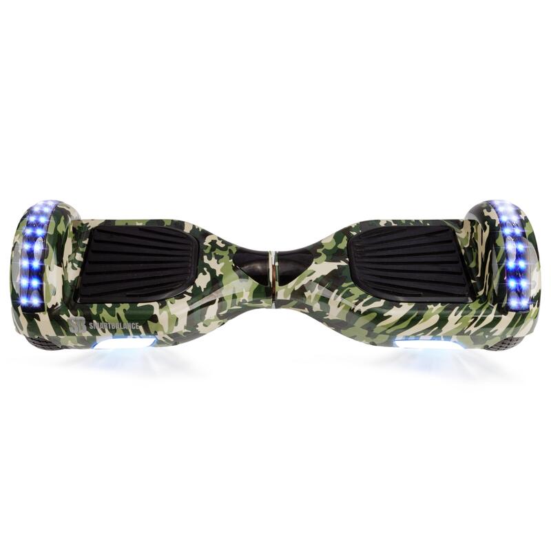 Pachet Hoverboard 6.5" cu Scaun Burete Negru, Regular Camouflage PRO, 4Ah