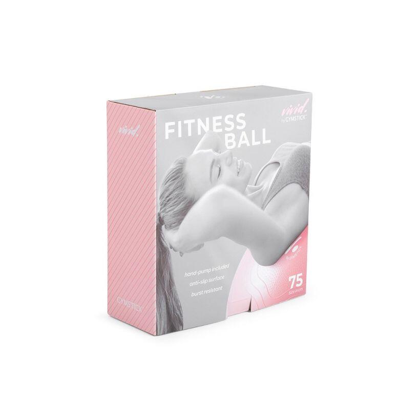 Fitness Ball Vivid Gymstick 65/75 cm rose pastel Swiss ball 2/7