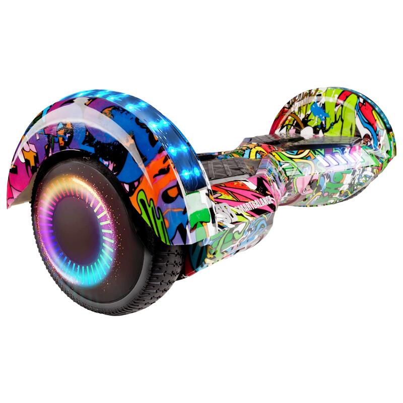 Pachet Hoverboard 6.5" cu Scaun Burete Negru, Transformers Multicolor PRO, 4Ah