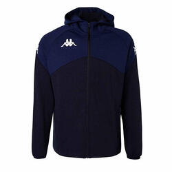 Veste à capuche manches longues homme Fianto bleu