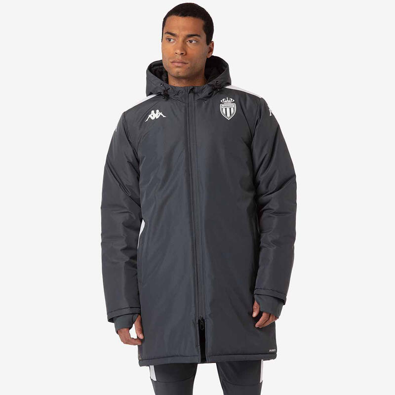 Veste Kappa Adverzip 3 AS Monaco – Saison 19/20, Mixte, Style Italien