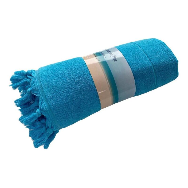 Hammam Handdoek Turquoise 140x180 330g/m²