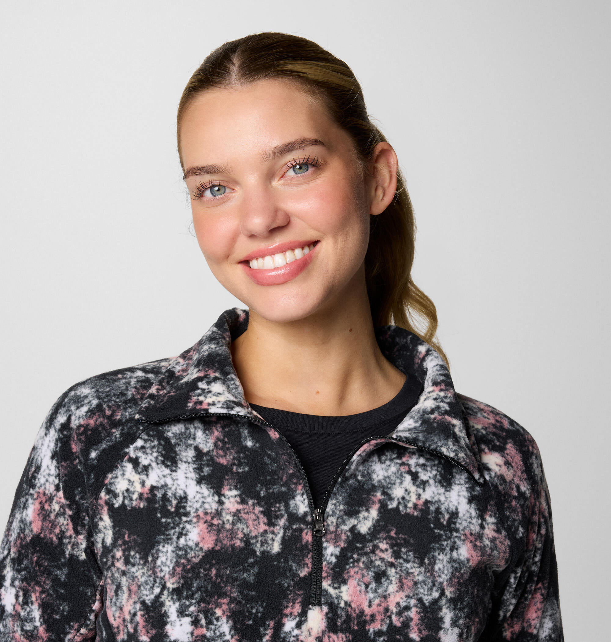 Jacke Glacial IV Print Fleece mit 1/2 Reißverschluss 5/5