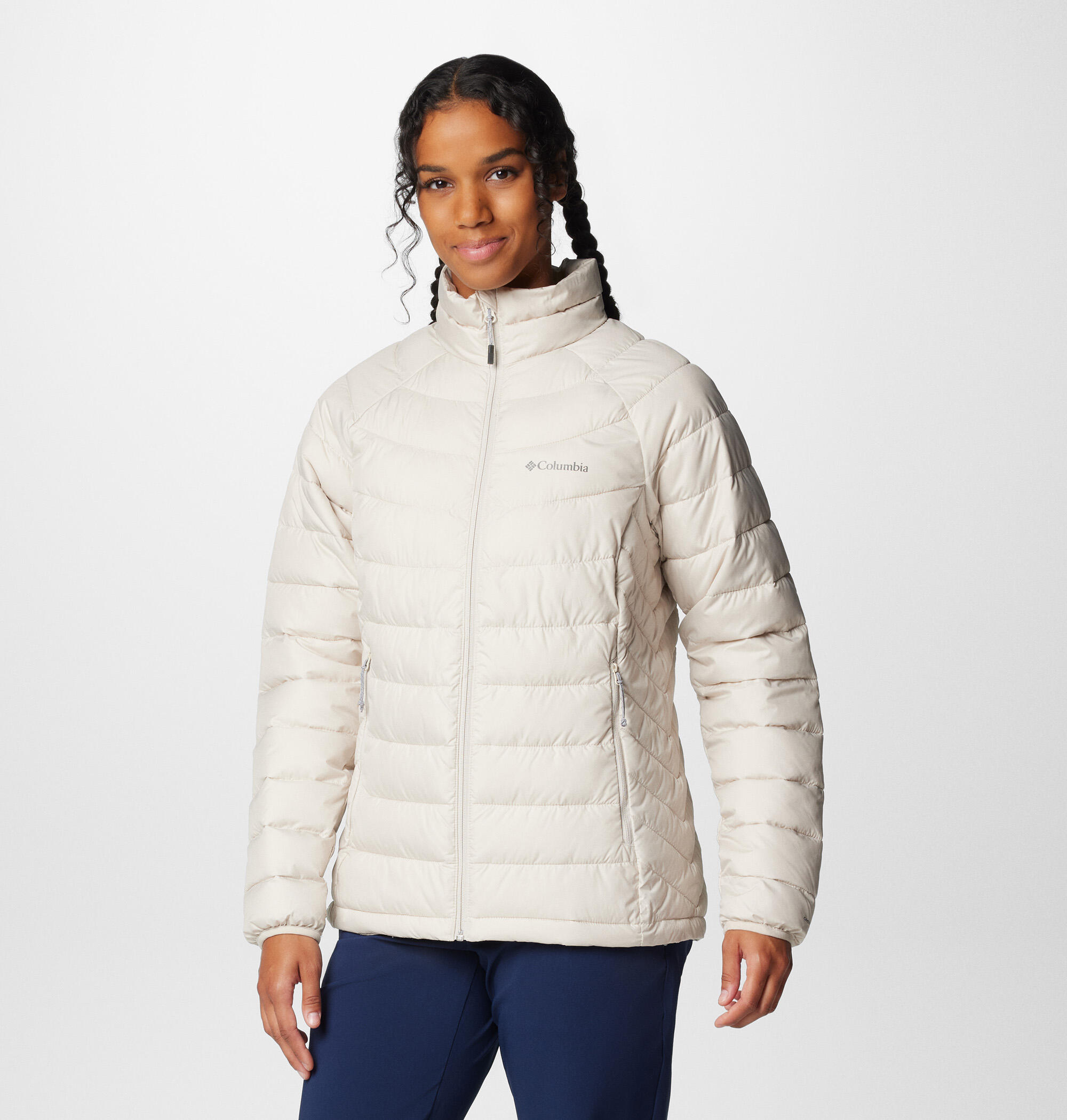 COLUMBIA Jacket Female Columbia Powder Lite II Beige