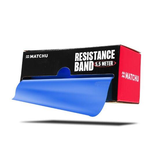 Bande de résistance de 5,5 mètres - bleue