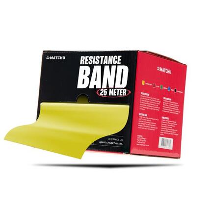 Bande de résistance - 25 mètres - rouge