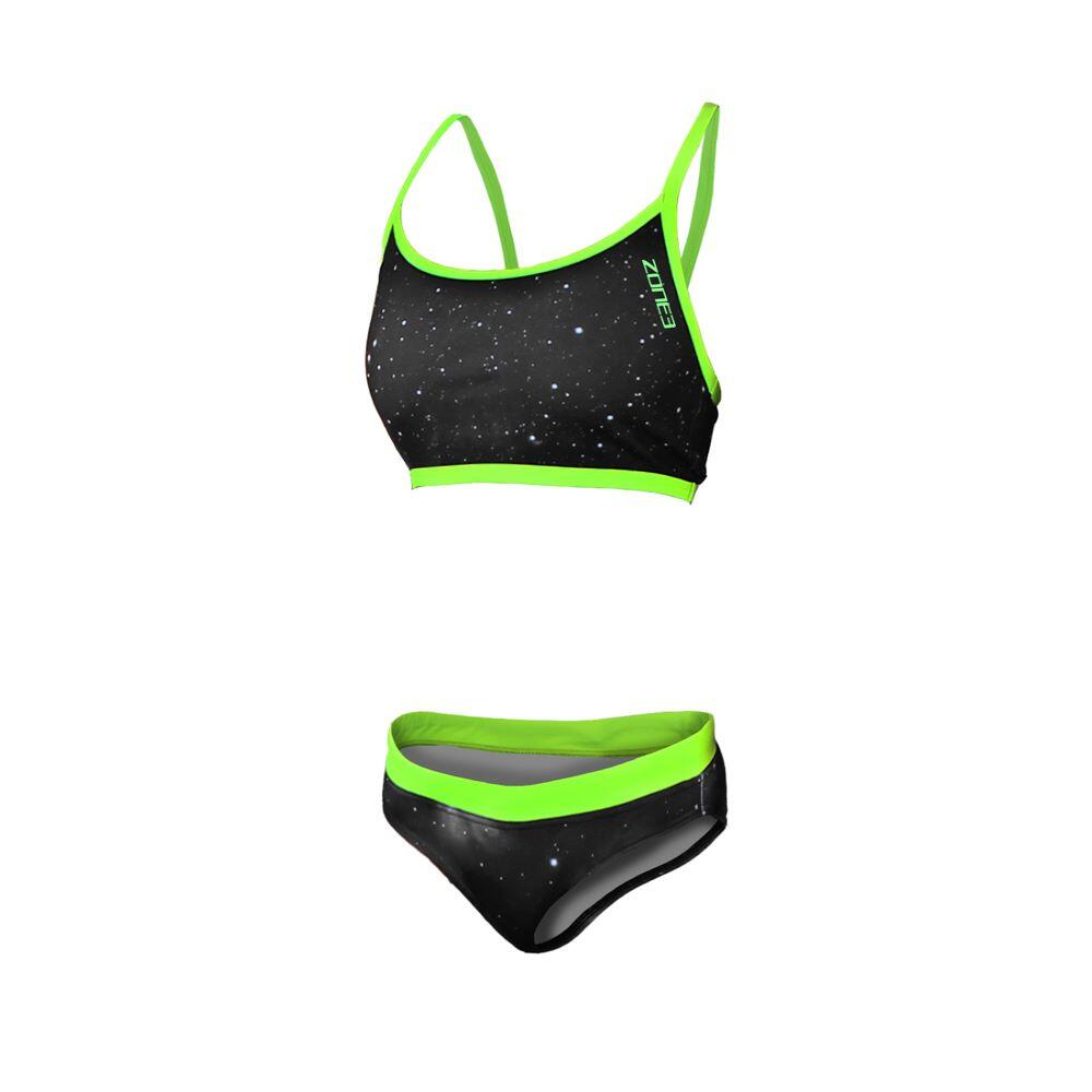 Zone3 - Bikini Femme Cosmique - Maillot De Bain 2 Pièces - Noir - 36 Xs - Decathlon