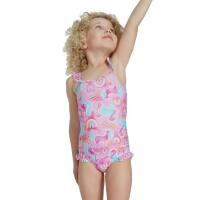 Speedo - Maillot De Bain Speedo Junior Girl's À Fines Bretelles - Rose/bleu - Maillot De Bain 1 Pièce - Rose - Decathlon