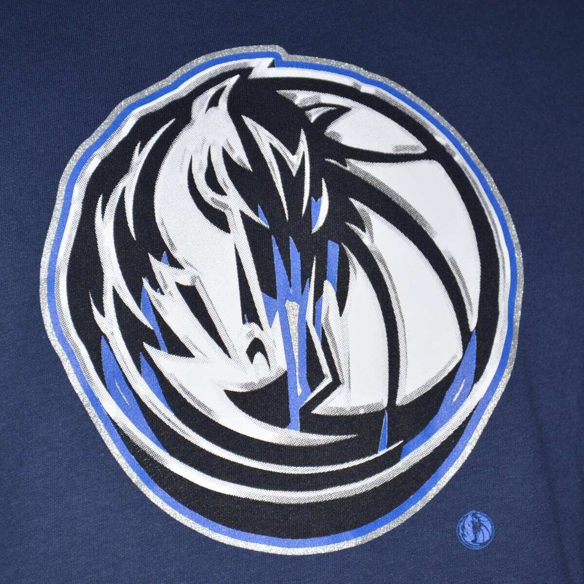 Koszulka Nike Dallas Mavericks Essential Dry T-shirt Chrome Logo College Navy 3/7