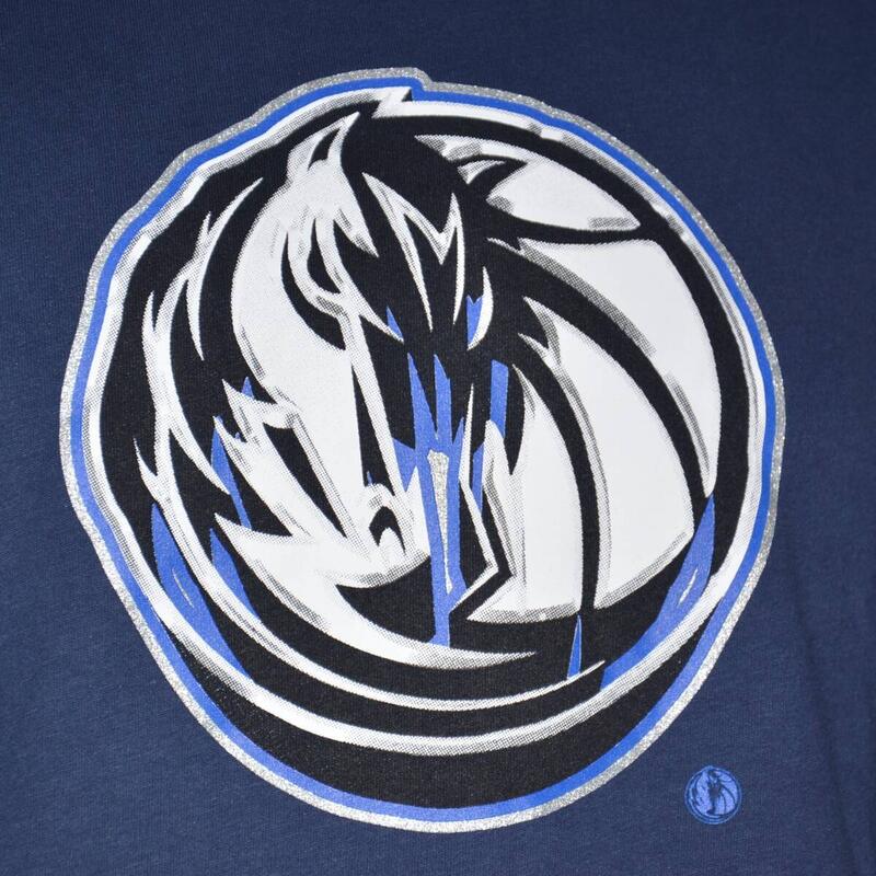 Koszulka Nike Dallas Mavericks Essential Dry T-shirt Chrome Logo College Navy