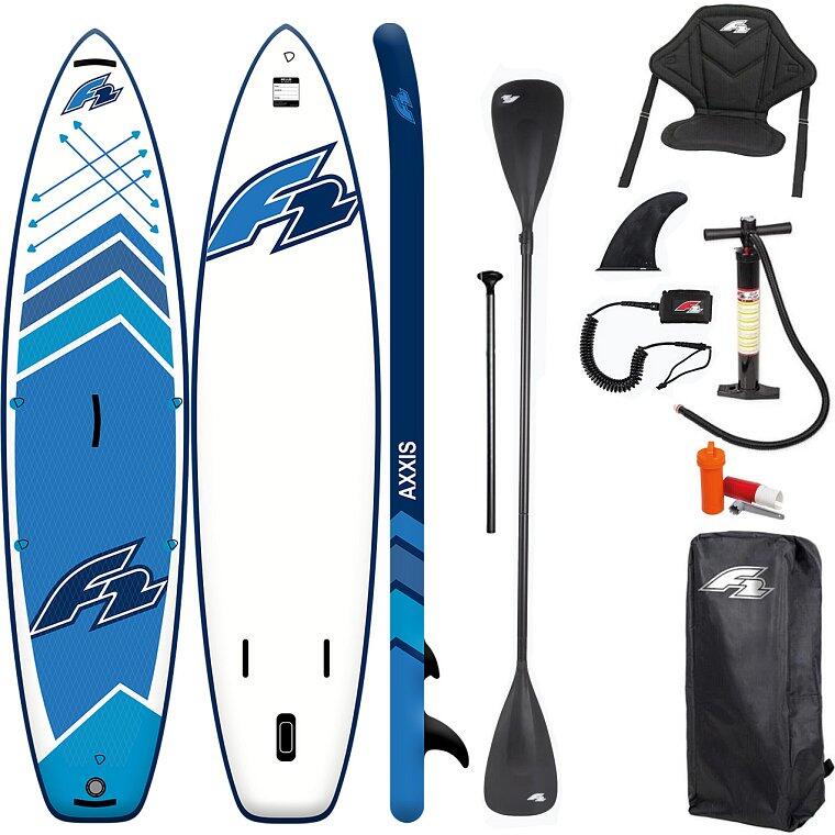 F2 Nafukovací paddleboard SUP Axxis Special Combo 12'2'' LIGHT BLUE
