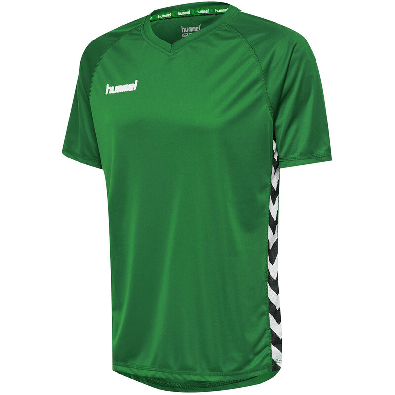 Groen hummel® T-shirt met korte mouwen 100% polyester