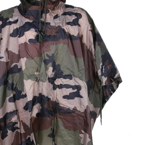 Poncho Recon Frans - Camouflage - in draagtas